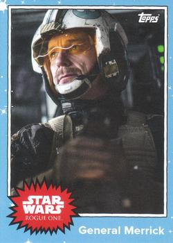 2016 Topps Star Wars Mission Briefing Monday #MBM-E4 General Merrick Front