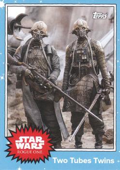 2016 Topps Star Wars Mission Briefing Monday #MBM-E5 Two Tubes Twins Front