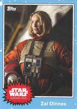 2016 Topps Star Wars Mission Briefing Monday #MBM-E6 Zal Dinnes Front