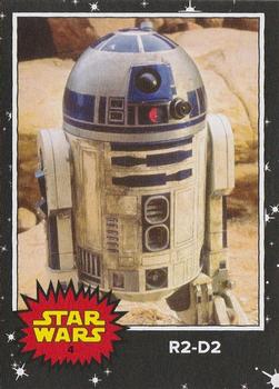 2017 Topps On Demand Star Wars #4 R2-D2 Front