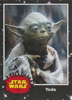 2017 Topps On Demand Star Wars #11 Yoda Front