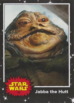 2017 Topps On Demand Star Wars #13 Jabba the Hutt Front