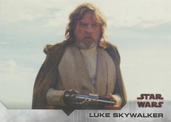 2018 Topps On Demand Star Wars: The Last Jedi #2 Luke Skywalker Front