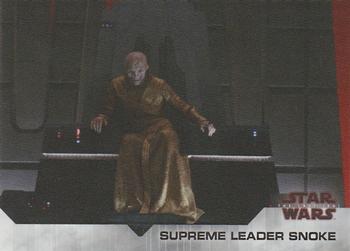 2018 Topps On Demand Star Wars: The Last Jedi #19 Supreme Leader Snoke Front