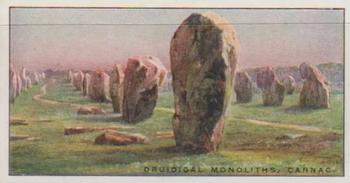 1926 Wills's Wonders of the World #1 Druidical Monoliths, Carnac, France Front