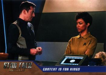2019 Rittenhouse Star Trek Discovery Season One #14 Context is for Kings Front