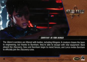 2019 Rittenhouse Star Trek Discovery Season One #16 Context is for Kings Back