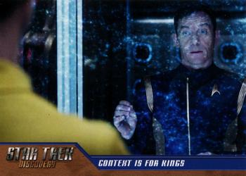 2019 Rittenhouse Star Trek Discovery Season One #17 Context is for Kings Front