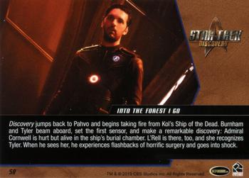 2019 Rittenhouse Star Trek Discovery Season One #50 Into the Forest I Go Back