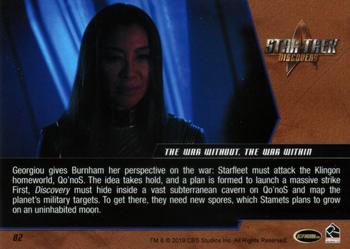 2019 Rittenhouse Star Trek Discovery Season One #82 The War Without, the War Within Back
