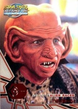 1999 SkyBox Star Trek: Deep Space Nine: Memories from the Future - Greatest Alien Races #AR3 Ferengi Front