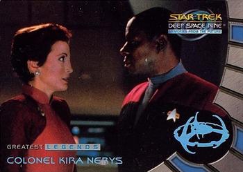 1999 SkyBox Star Trek: Deep Space Nine: Memories from the Future - Greatest Legends #L2 Colonel Kira Nerys Front