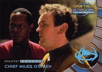 1999 SkyBox Star Trek: Deep Space Nine: Memories from the Future - Greatest Legends #L5 Chief Miles O'Brien Front