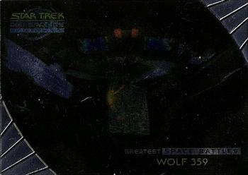 1999 SkyBox Star Trek: Deep Space Nine: Memories from the Future - Greatest Space Battles #SB1 Wolf 359 Front