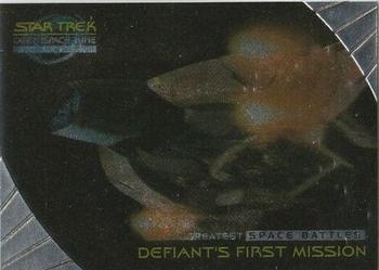 1999 SkyBox Star Trek: Deep Space Nine: Memories from the Future - Greatest Space Battles #SB3 Defiant's First Mission Front