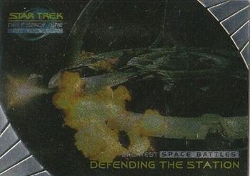 1999 SkyBox Star Trek: Deep Space Nine: Memories from the Future - Greatest Space Battles #SB5 Defending the Station Front