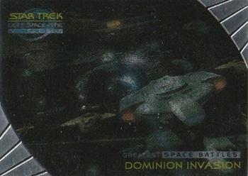 1999 SkyBox Star Trek: Deep Space Nine: Memories from the Future - Greatest Space Battles #SB7 Dominion Invasion Front