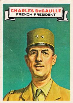 1968 Topps Who Am I? (No Disguise) #19 Charles DeGaulle Front