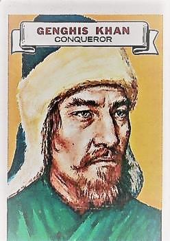 1968 Topps Who Am I? (No Disguise) #35 Genghis Khan Front