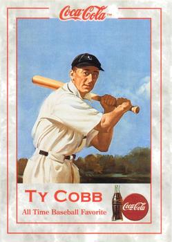 1993 Collect-A-Card Coca-Cola Collection Series 1 - Ty Cobb #TC-2 Ty Cobb Front