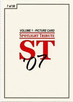 2007 Spotlight Tribute Vol. 1 #7 Sandra Bullock Back