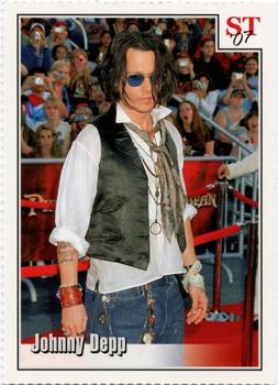 2007 Spotlight Tribute 4-Star Trivia #15 Johnny Depp Front