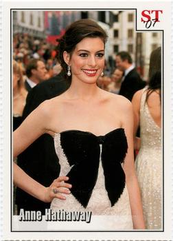 2007 Spotlight Tribute 4-Star Trivia #20 Anne Hathaway Front