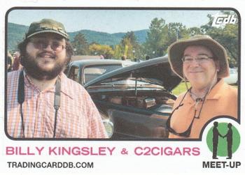 2018 C2Cigars TCDB Business Card - Meet-Ups #MU-01 Billy Kingsley / C2Cigars Front