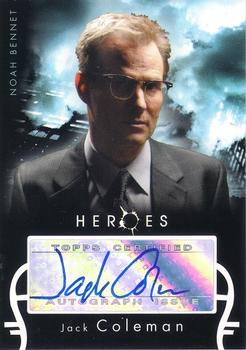 2008 Topps Heroes - Autographs #NNO Jack Coleman Front