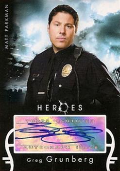 2008 Topps Heroes - Autographs #NNO Greg Grunberg Front