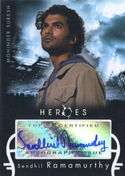 2008 Topps Heroes - Autographs #NNO Sendhil Ramamurthy Front