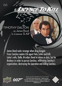 2019 Upper Deck James Bond Collection #66 James Bond Back