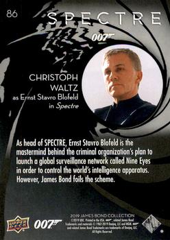 2019 Upper Deck James Bond Collection #86 Ernst Stavro Blofeld Back