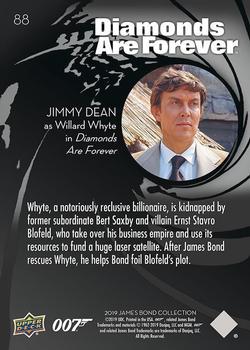 2019 Upper Deck James Bond Collection #88 Willard Whyte Back