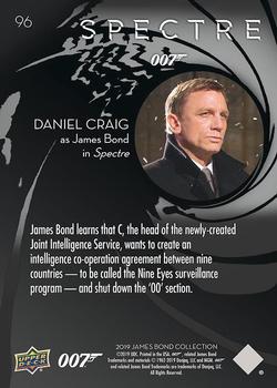 2019 Upper Deck James Bond Collection #96 James Bond Back