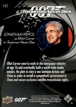 2019 Upper Deck James Bond Collection #141 Elliot Carver Back