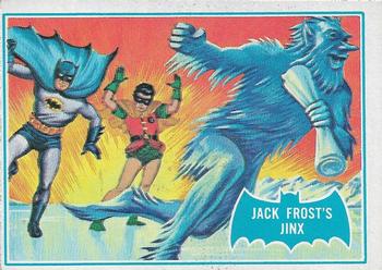 1966 Topps Batman Series B (Blue Bat Logo, Cowl Back) #26B Jack Frost's Jinx Front