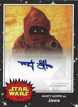 2017 Topps On Demand Star Wars - Autograph #14 Jawa / Rusty Goffe Front