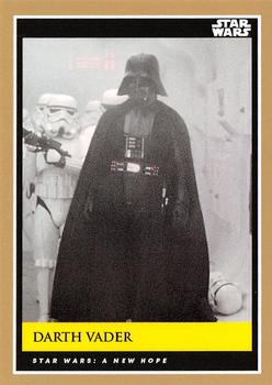 2018-19 Topps Star Wars Galactic Moments Countdown to Episode IX #1 Darth Vader Front
