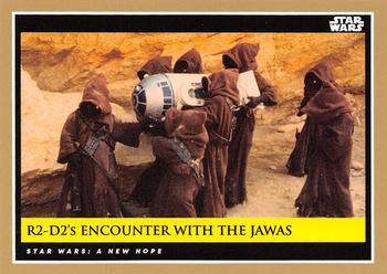 2018-19 Topps Star Wars Galactic Moments Countdown to Episode IX #2 Heisted By Jawas Front