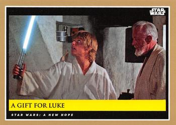 2018-19 Topps Star Wars Galactic Moments Countdown to Episode IX #3 A Gift For Luke Front