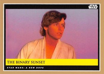 2018-19 Topps Star Wars Galactic Moments Countdown to Episode IX #8 The Binary Sunset Front