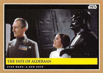 2018-19 Topps Star Wars Galactic Moments Countdown to Episode IX #12 The Fate of Alderaan Front