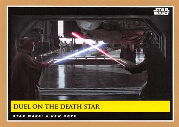 2018-19 Topps Star Wars Galactic Moments Countdown to Episode IX #15 Duel On The Death Star Front