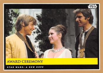 2018-19 Topps Star Wars Galactic Moments Countdown to Episode IX #18 Award Ceremony Front