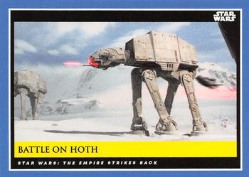 2018-19 Topps Star Wars Galactic Moments Countdown to Episode IX #21 Battle On Hoth Front