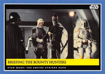 2018-19 Topps Star Wars Galactic Moments Countdown to Episode IX #30 Briefing The Bounty Hunters Front