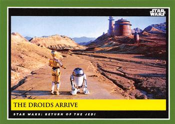 2018-19 Topps Star Wars Galactic Moments Countdown to Episode IX #38 The Droids Arrive Front