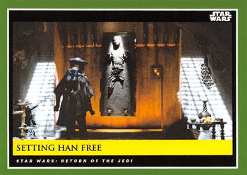 2018-19 Topps Star Wars Galactic Moments Countdown to Episode IX #39 Setting Han Free Front