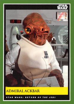 2018-19 Topps Star Wars Galactic Moments Countdown to Episode IX #49 Admiral Ackbar Front